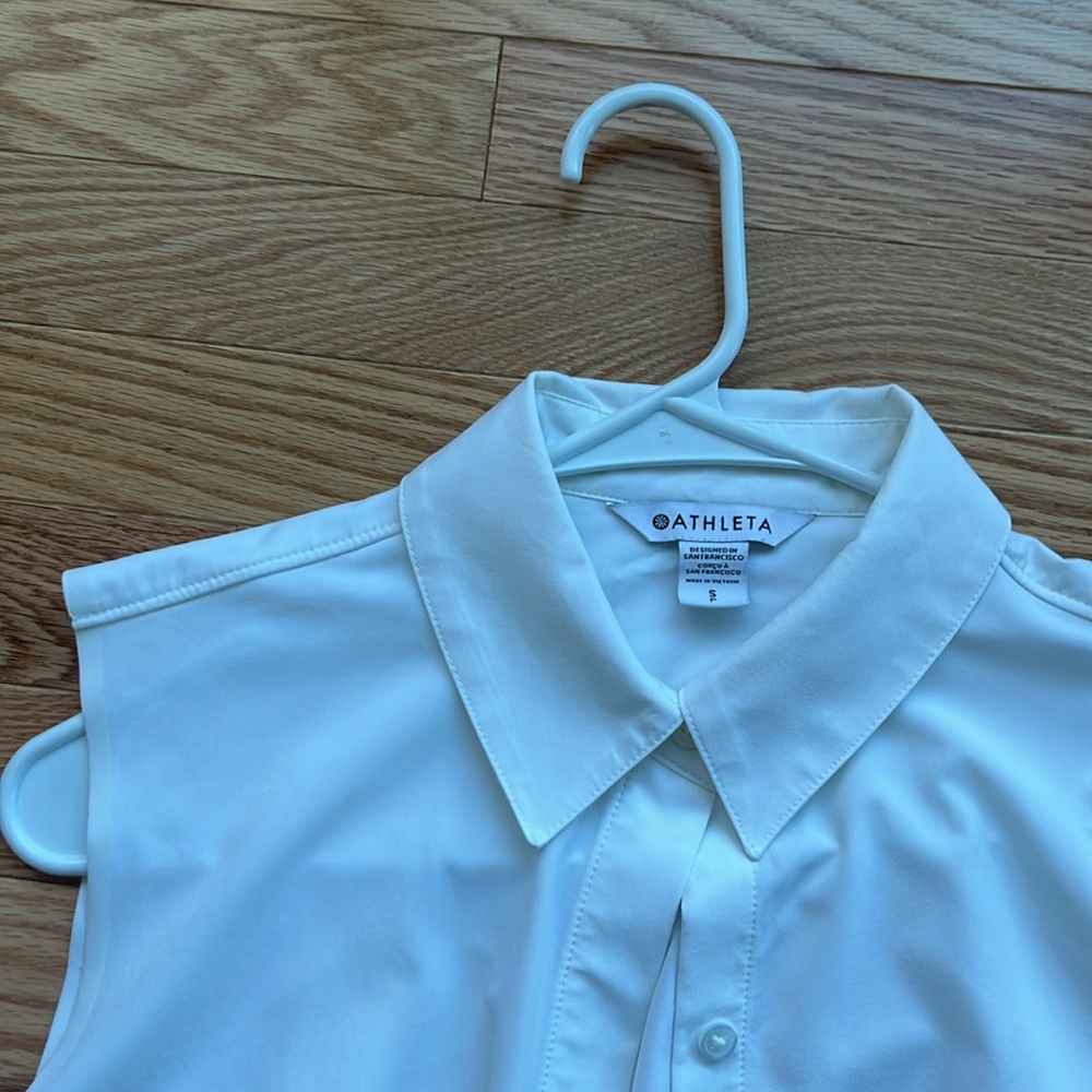 Athleta Button Down Tank Top - image 3